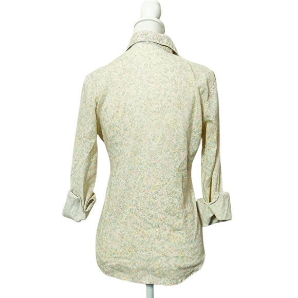 Vintage 70's Gap Floral Button Down Shirt - Picture 6 of 8